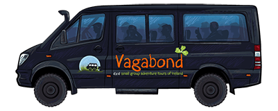 VagaTron tour vehicle used on Vagabond Tours of Ireland