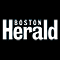 Boston Herald logo white on black square